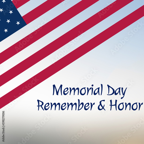 Memorial Day of USA background photo