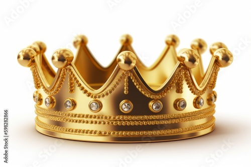 Golden crown. Generate Ai