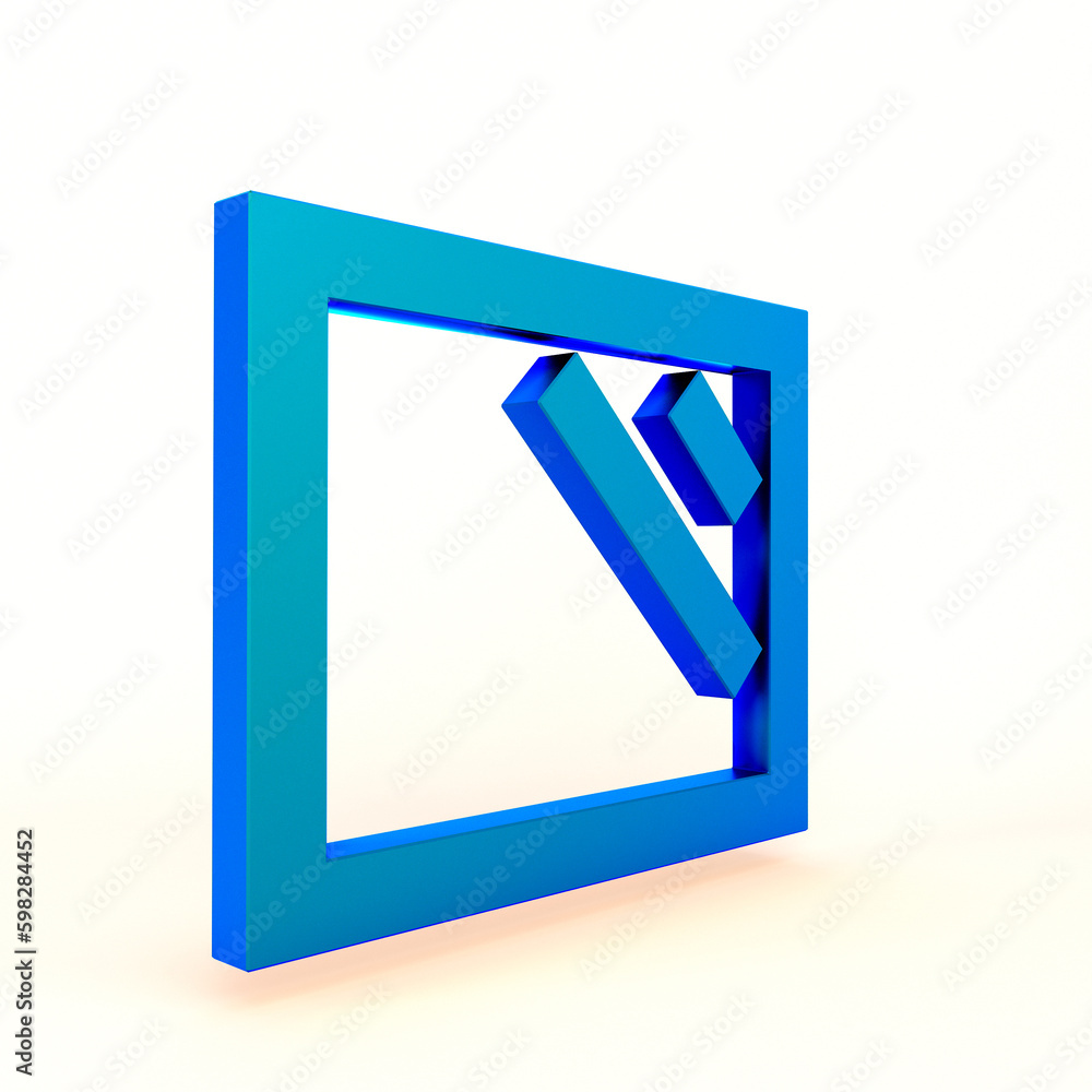 Screen Icon Left Side In White Background Screen Icon Left Side In White Background