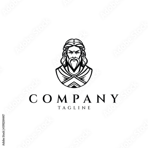 Zeus logo design vector illustration