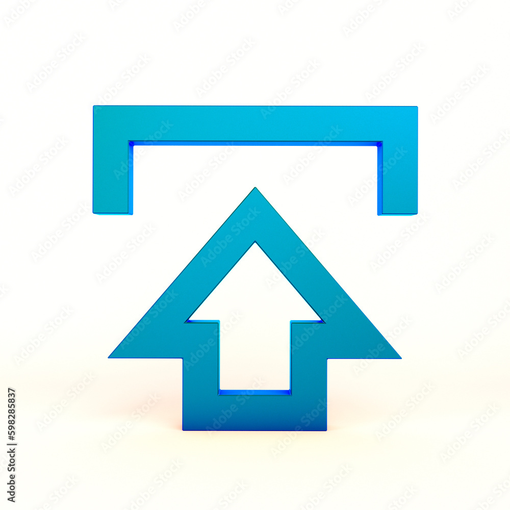 Upload Icon Front Side In White Background Upload Icon Front Side In White Background