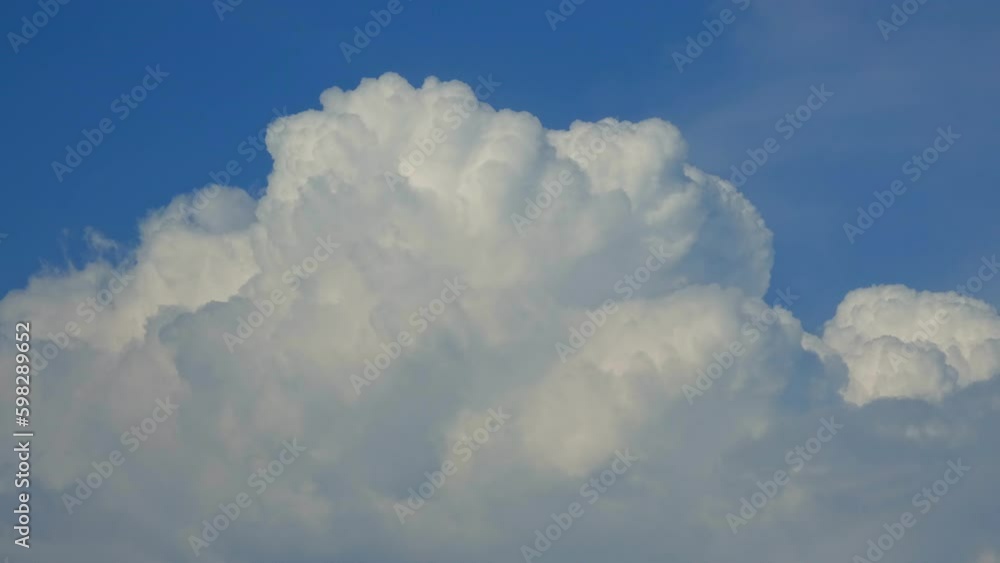 Close-up white cloud in blue sky Close-up white cloud in blue sky