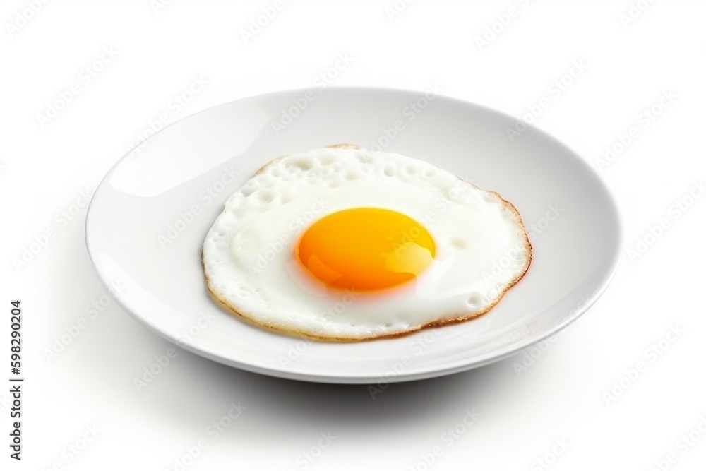 Plate delicious fried egg cuisine. Generate Ai Plate delicious fried egg cuisine. Generate Ai