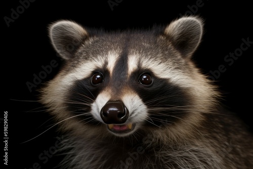 Raccoon animal. Generate Ai © nsit0108