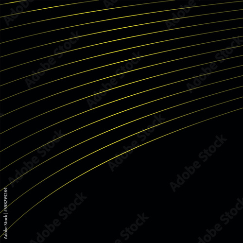 Abstract wavy background digital technology futuristic vector line design.Abstract wavy background. Thin line wavy background on black.