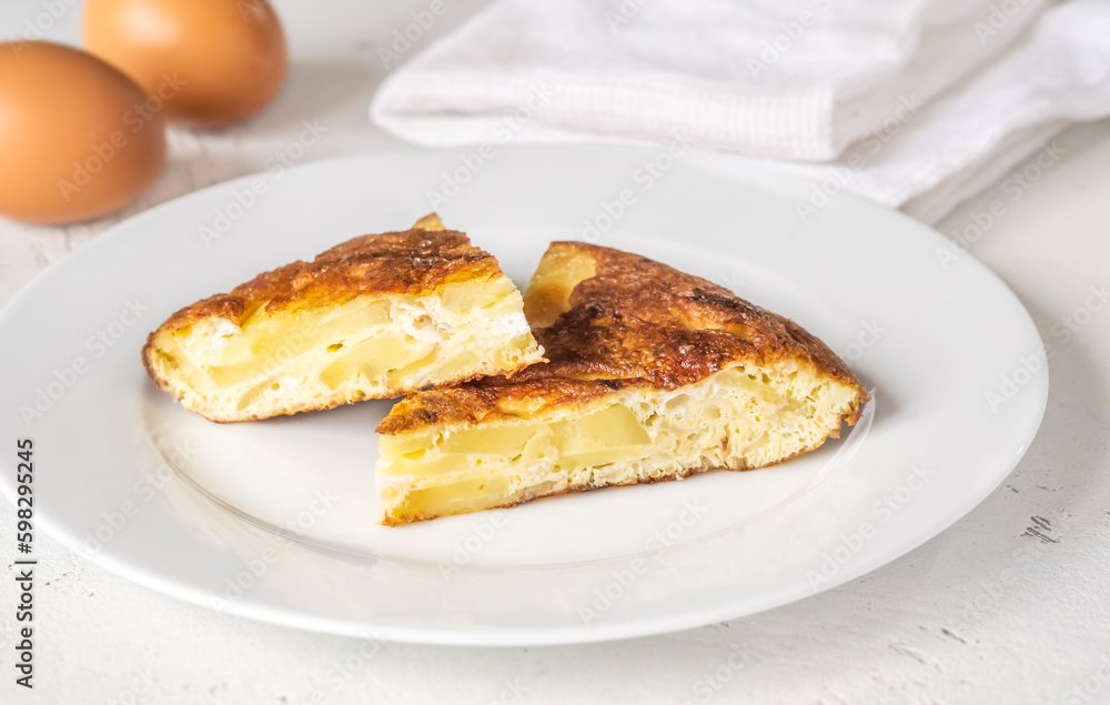 Spanish tortilla omelette Spanish tortilla omelette