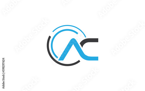 Free Download Technology and tech connect circle logo design with alphabet brand and business flat icon design - GFXLoad