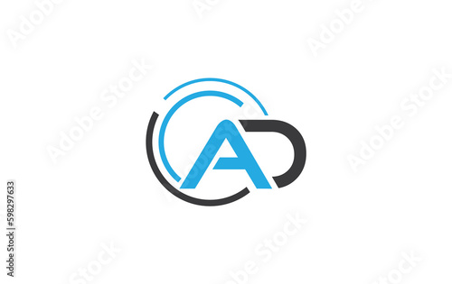 Free Download Technology and tech connect circle logo design with alphabet brand and business flat icon design - GFXLoad