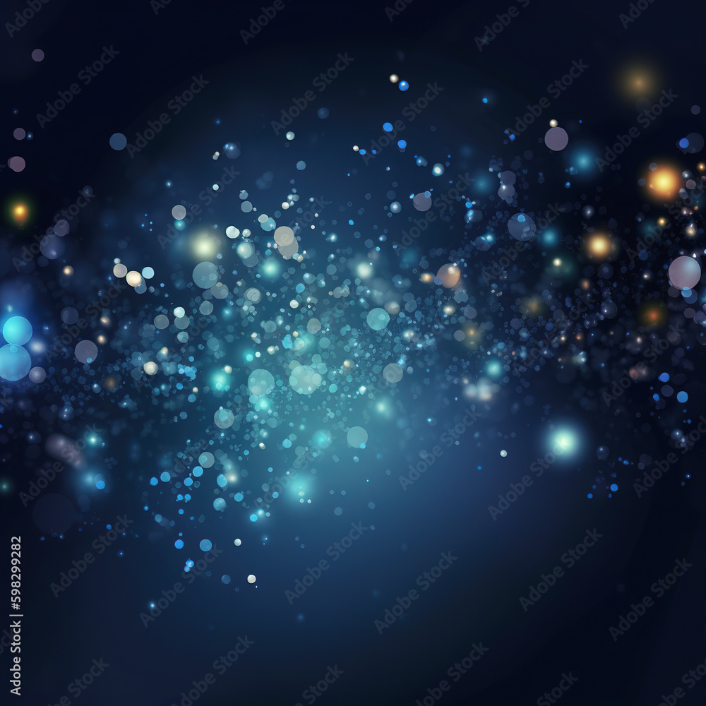 Obraz premium Color blurred light spots background map