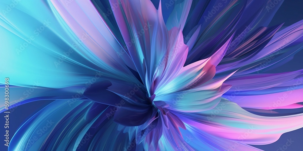 Abstract colorful liquid background graphics, wallpaper, banner, Generative AI