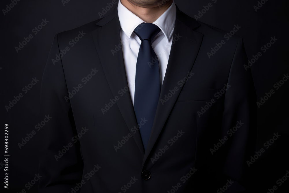 A professional businessman donning a corporate tie and elegant suit. The enigmatic nature of the business world and leadership dynamics. Young caucasian lawyer being successful at work. Generative AI. A professional businessman donning a corporate tie and elegant suit. The enigmatic nature of the business world and leadership dynamics. Young caucasian lawyer being successful at work. Generative AI.