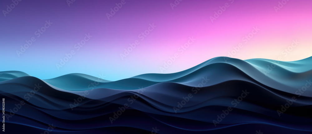 abstract wave background generative ai
