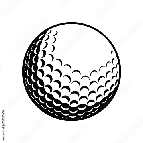 Vászonkép golf ball vector design