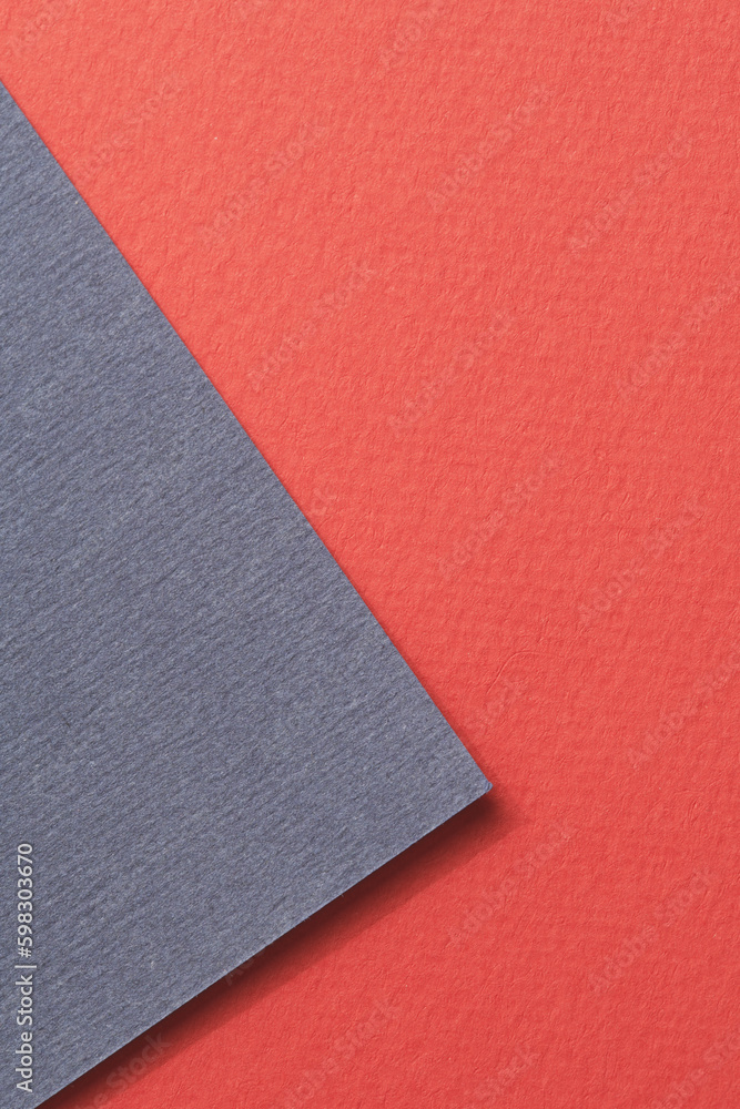 Rough kraft paper background, paper texture red blue colors. Mockup with copy space for text Rough kraft paper background, paper texture red blue colors. Mockup with copy space for text