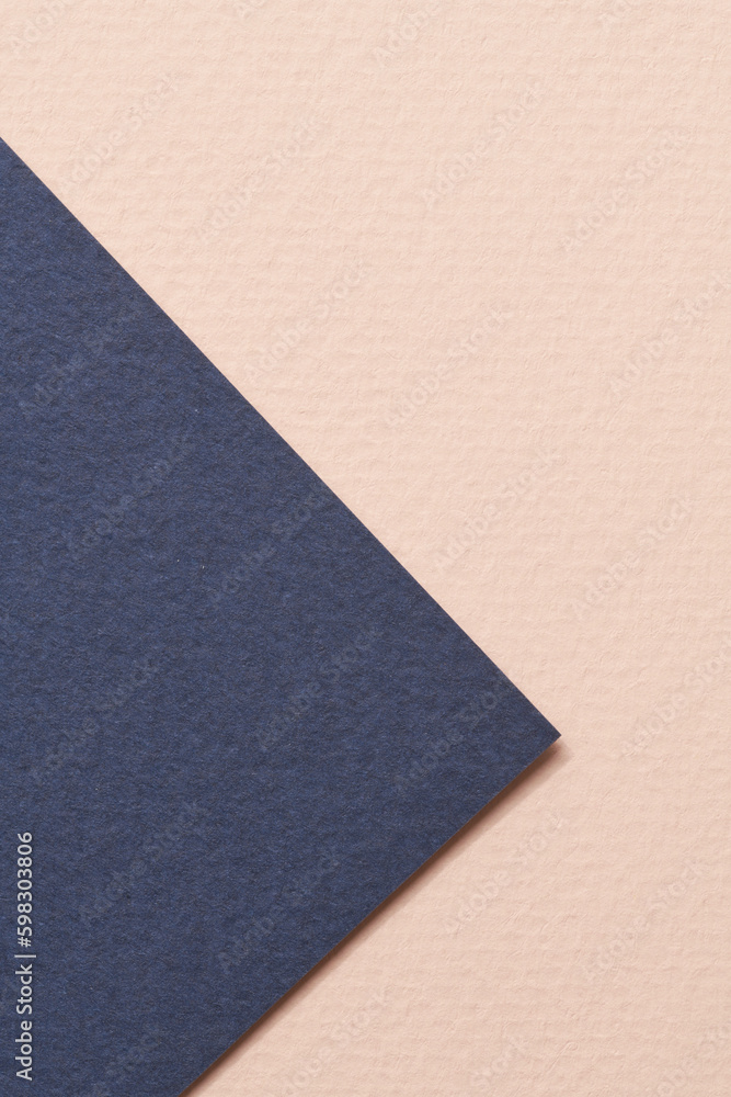 Rough kraft paper background, paper texture blue beige colors. Mockup with copy space for text Rough kraft paper background, paper texture blue beige colors. Mockup with copy space for text