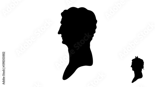 Claudius silhouette