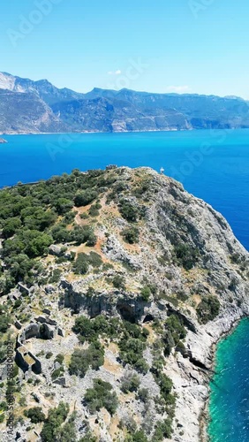 Gemiler Island Aerial View 