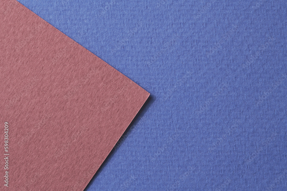 Rough kraft paper background, paper texture burgundy blue colors. Mockup with copy space for text Rough kraft paper background, paper texture burgundy blue colors. Mockup with copy space for text