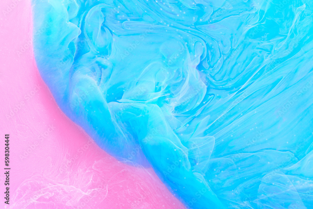 Abstract creative background liquid art, contrast paint stains and blots, blue pink lilac alcohol ink Abstract creative background liquid art, contrast paint stains and blots, blue pink lilac alcohol ink