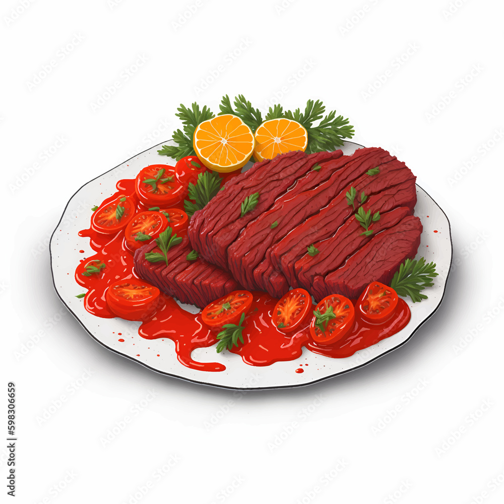 grilled steak with vegetables grilled steak with vegetables