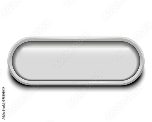 oval glossy button