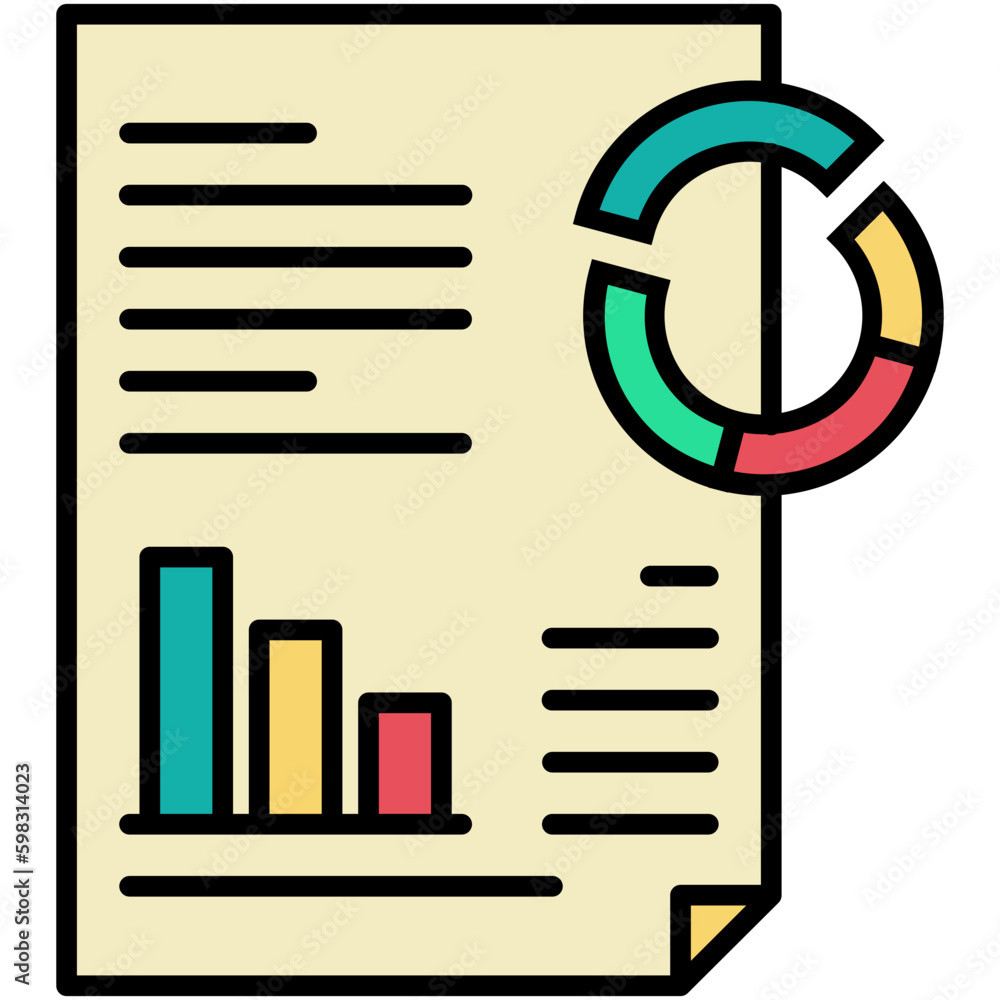 Report Icon. Customer Satisfaction Check Symbol. Line Filled Icon Vector Stock Report Icon. Customer Satisfaction Check Symbol. Line Filled Icon Vector Stock