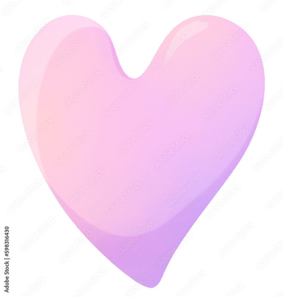 pink heart isolated on transparent background pink heart isolated on transparent background