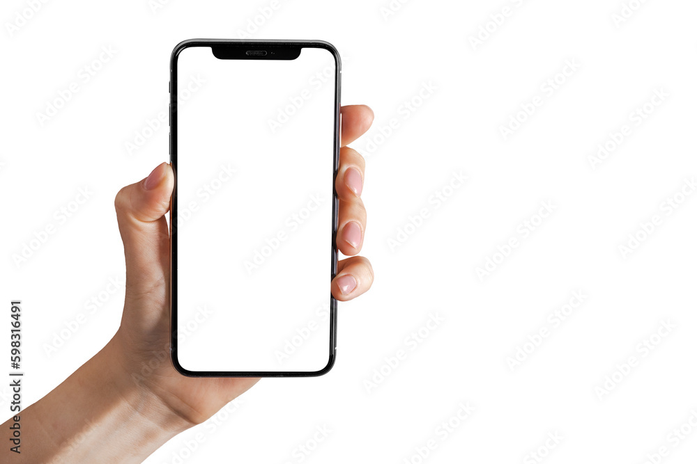 a phone iphone on a transparent background in PNG format a phone iphone on a transparent background in PNG format