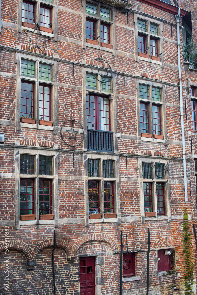 old stone building in Belgium old stone building in Belgium