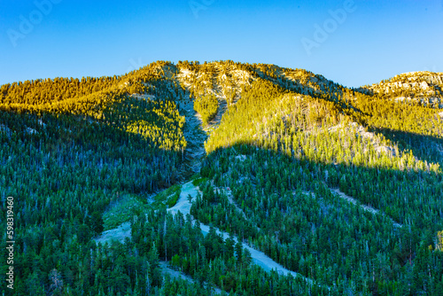 Mt. Charleston, Nevada, USA - June 14, 2018:  Mt. Charleston, Lee Canyon and nearby rock formations and recreation areas. photo