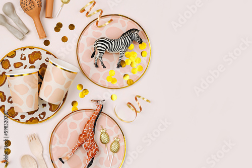 Photography Safari animals birthday party decorations and props