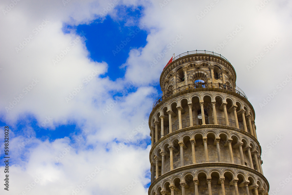 leaning tower of Pisa in Italy in tuscany
