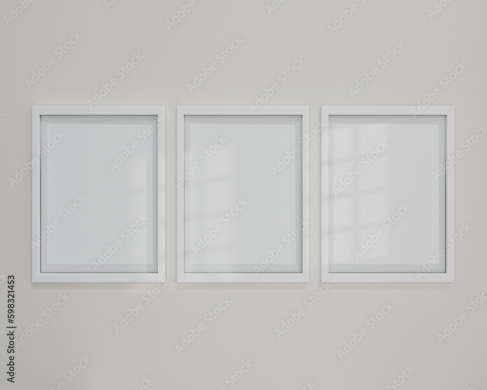 3 Frame Mockup Gallery Wall 3 Frame Mockup Gallery Wall
