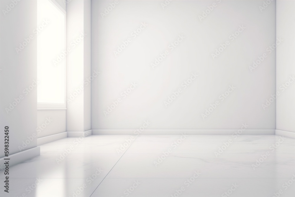 background modern abstract mockup light interior wall presentation room floor minimal indoor. Generative AI. Generative AI