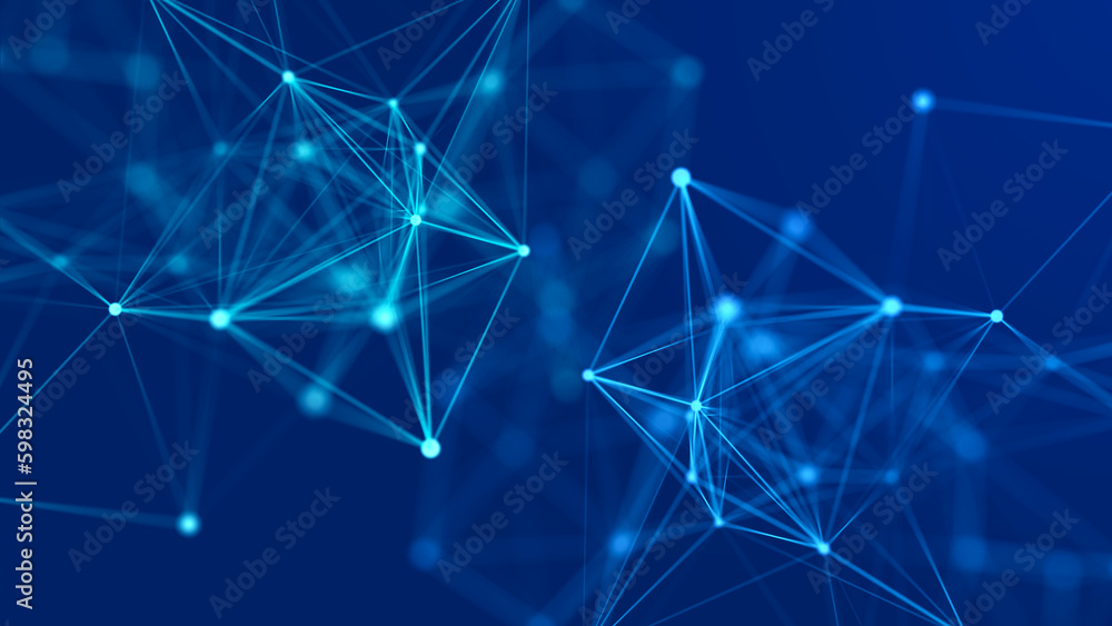Abstract digital science background. A stream of luminous particles. Big data visualization. 3d rendering. Abstract digital science background. A stream of luminous particles. Big data visualization. 3d rendering.