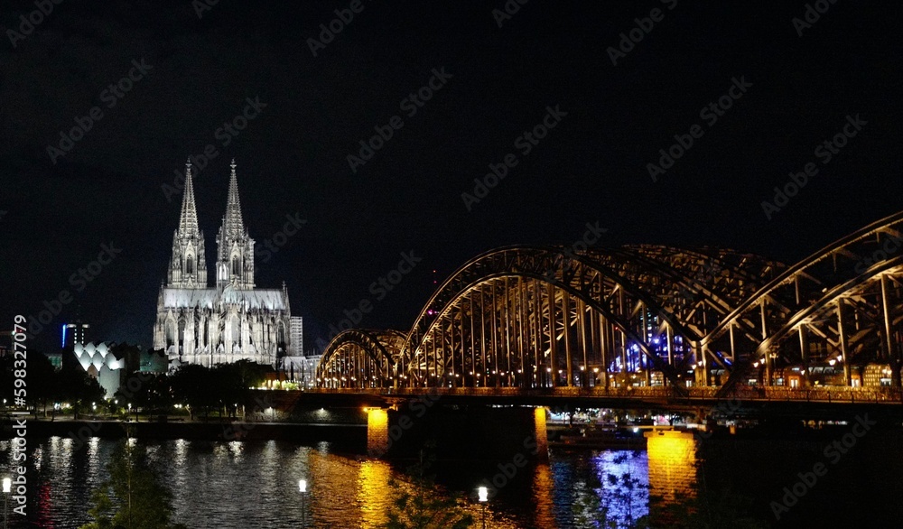 Fototapeta premium Köln Deutzer Brücke