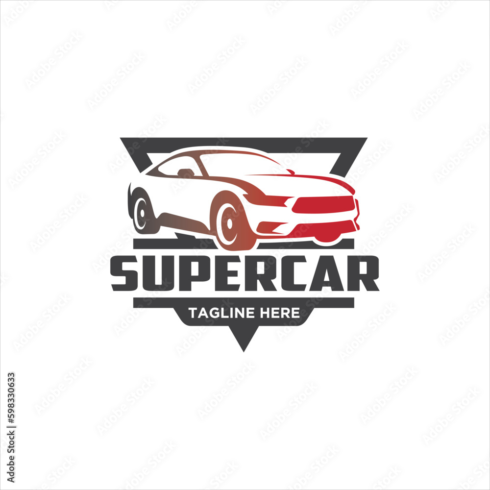 Fototapeta premium Super Car Logo Design Vector Image