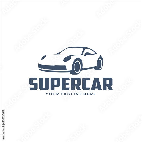 Super Car Logo Design Vector Image