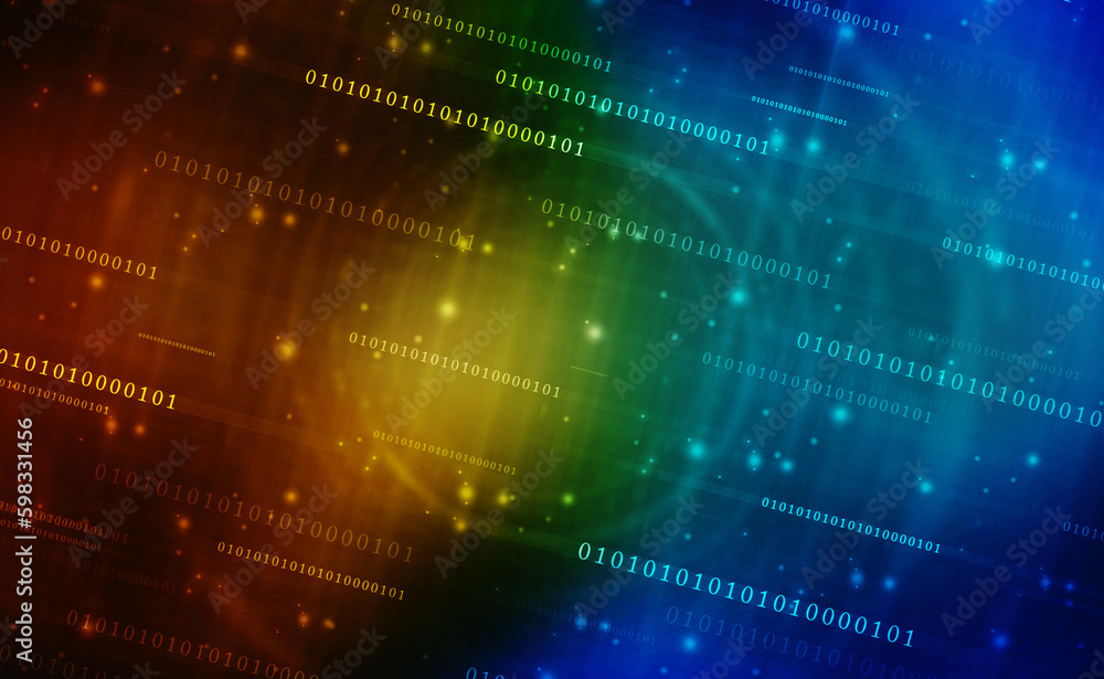 Binary Code Background, Digital Abstract technology background, flowing number one and zero text in binary code format in technology background. Internet Big data Concept Binary Code Background, Digital Abstract technology background, flowing number one and zero text in binary code format in technology background. Internet Big data Concept
