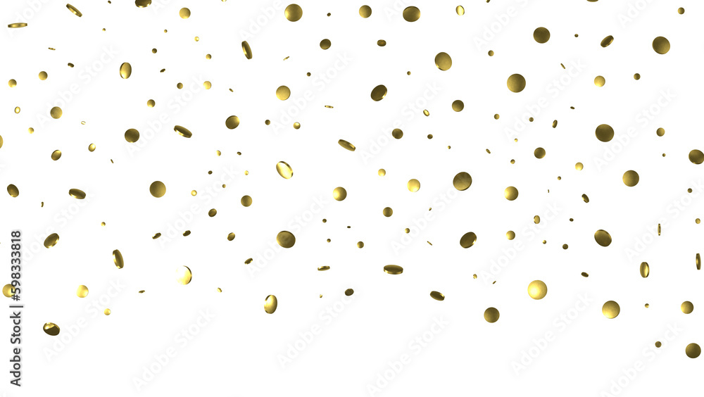 Glittering golden confetti png. Glittering golden