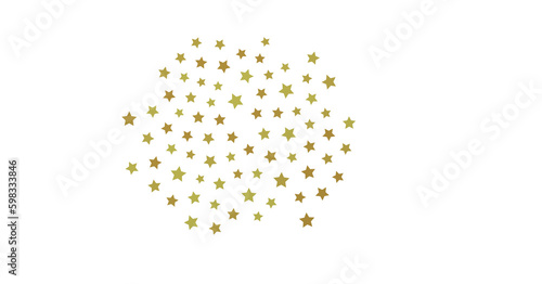 XMAS Stars - golden stars -