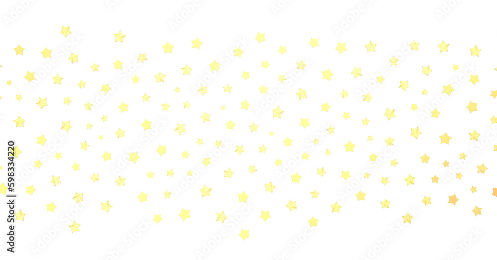 XMAS Stars - A gray whirlwind of golden snowflakes and stars. New (PNG transparent)