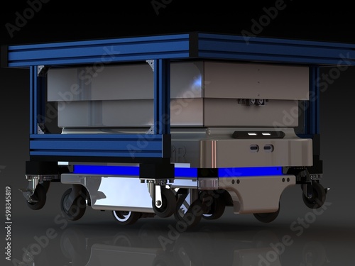 MiR100 Lift Top Module 3D model
