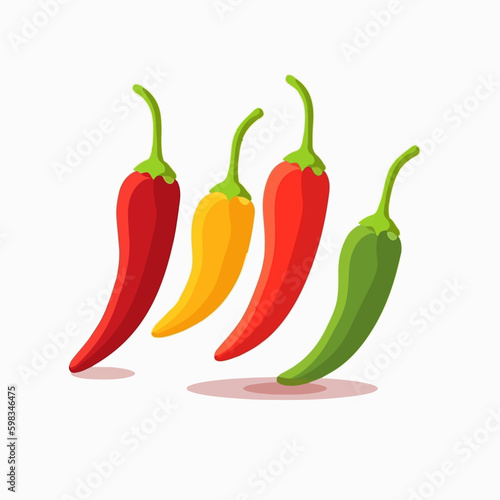 A collection of chili pepper vectors that are perfect for posters and flyers