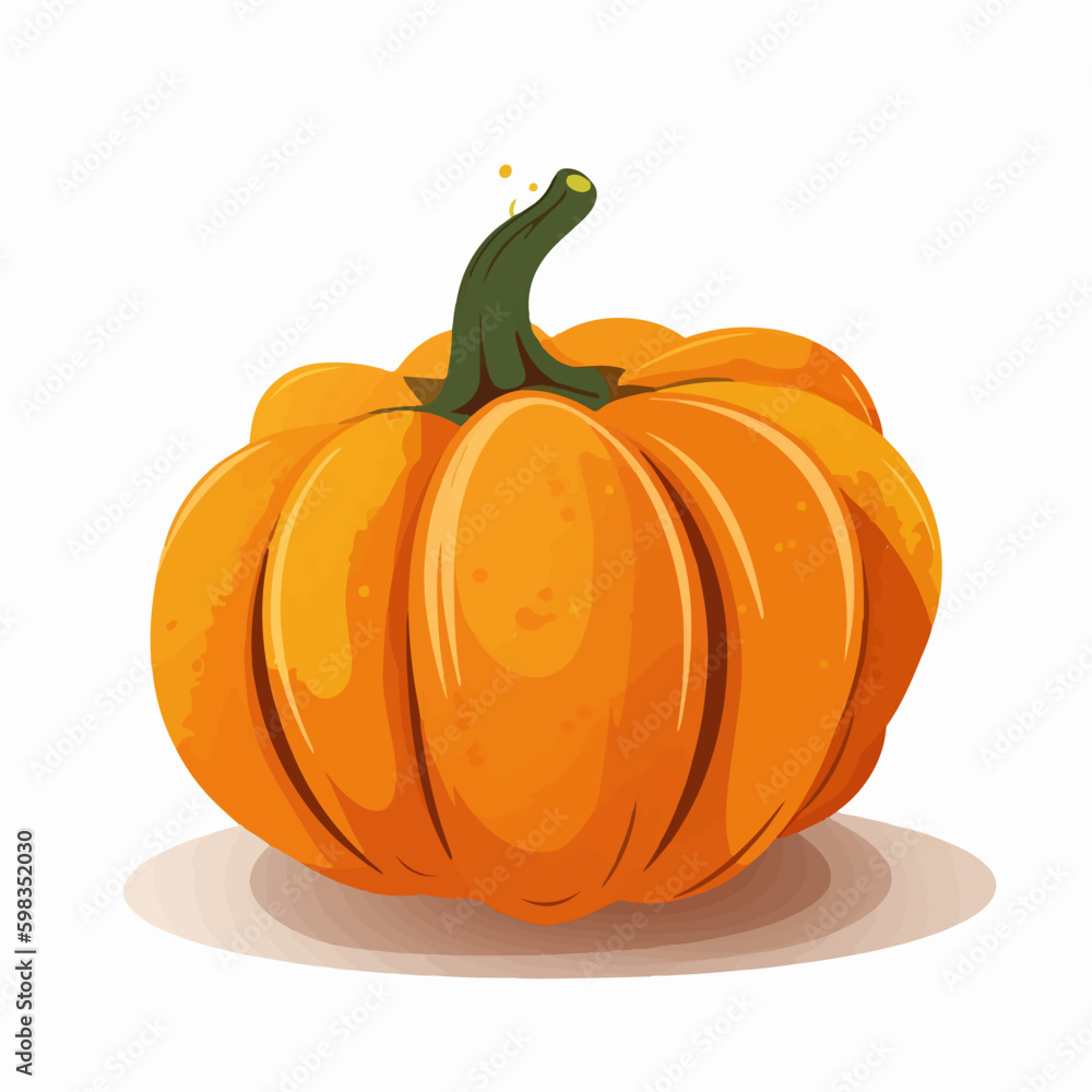 Collection of vector illustrations capturing the essence of pumpkins as symbols of harvest and abundance.