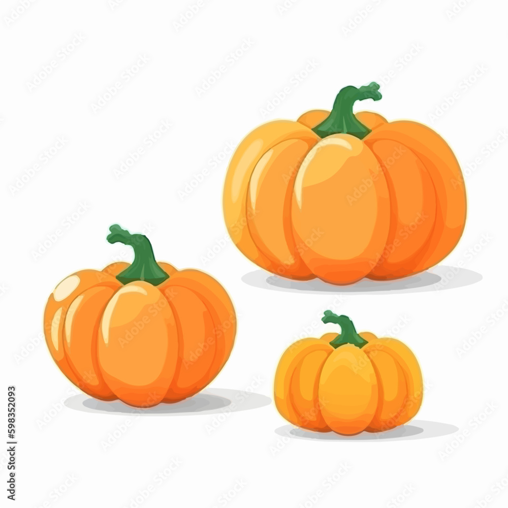 Create a modern and minimalist design with this pack of geometric pumpkin vector graphics.