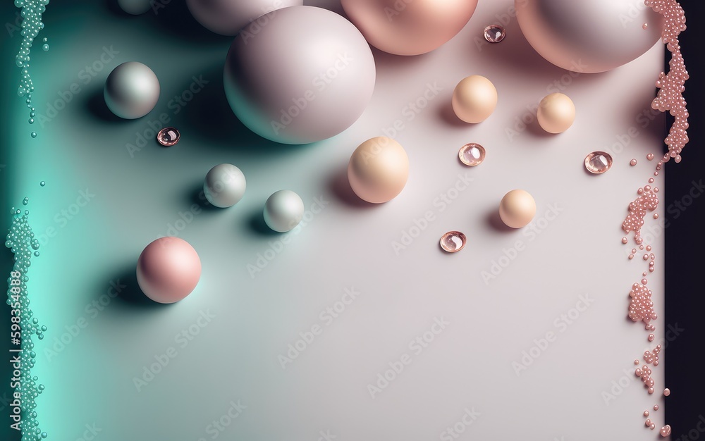 natural and decorative round pearl jewelry banner a stone for bead generative ai natural and decorative round pearl jewelry banner a stone for bead generative ai
