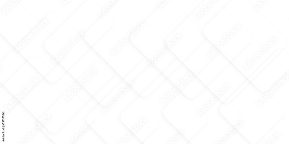 Abstract white and gray square lines and technology modern background. Abstract geometric smooth square shape with soft shadow background, template and banner design. Abstract white and gray square lines and technology modern background. Abstract geometric smooth square shape with soft shadow background, template and banner design.
