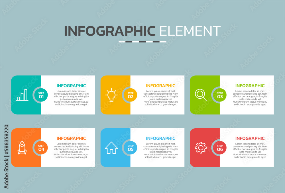 Creative infographic design template