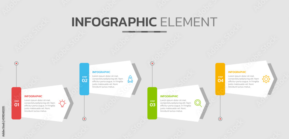 Creative infographic design template Creative infographic design template